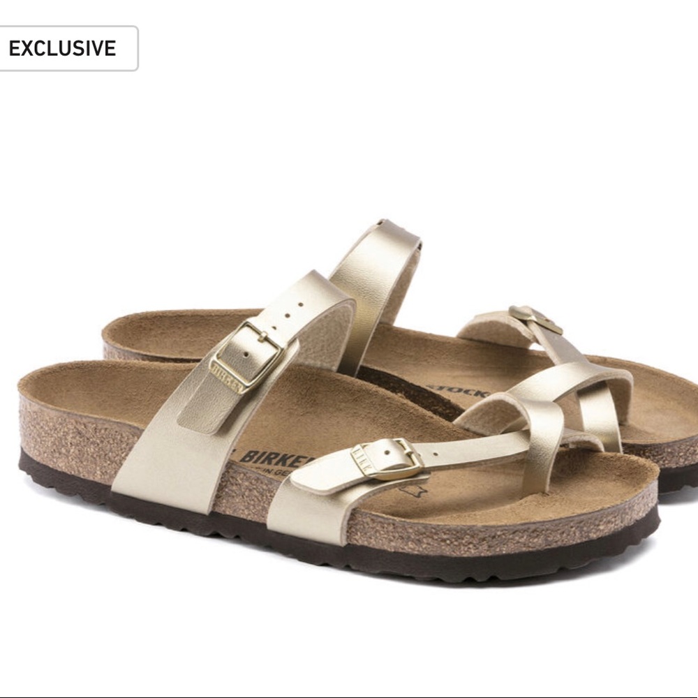🌟NEW🌟Birkenstock Mayari Gold sz 39
